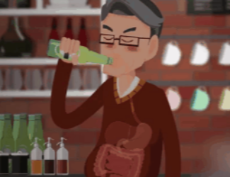 喝酒傷身，小心“干杯”變“肝悲”！